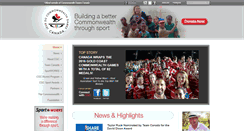 Desktop Screenshot of commonwealthgames.ca